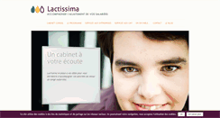 Desktop Screenshot of lactissima.com